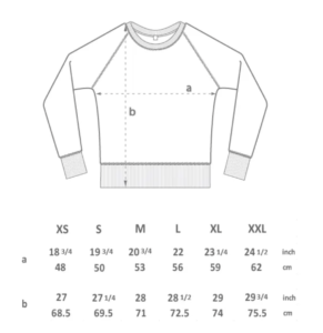Peaty's Crew Sweatshirt Sizing
