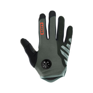 Gloves Scrub AMP 2021のサンダーグレーの手の甲側の画像