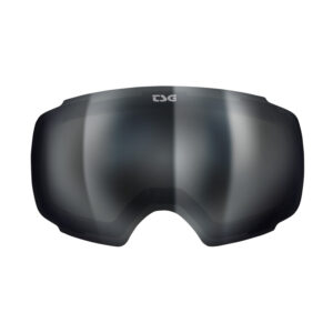 Goggle Two - TSGのゴーグルの球体レンズ交換用レンズ正面黒クローム