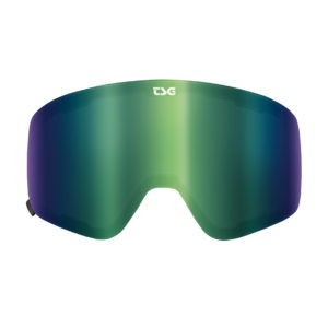 Goggle Four - TSGのゴーグルの円型レンズ 交換用レンズ正面グリーン系レインボーカラー