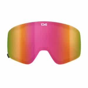 Goggle Four - TSGのゴーグルの円型レンズ 交換用レンズ正面ピンク系レインボーカラー