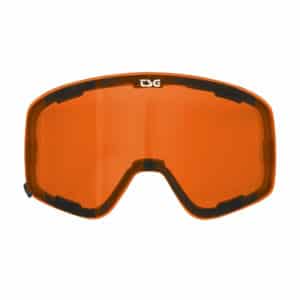 Goggle Four - TSGのゴーグルの円型レンズ 交換用レンズ正面オレンジ透明