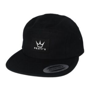 Peaty_s-AW24-PubWear-5-Panel-Cap-Logo-Black_compressed-300x300