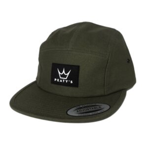 Peaty_s-AW24-PubWear-5-Panel-Cap-Logo-Olive_compressed-300x300